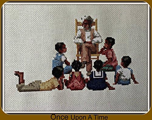 "Once Upon A Time" completed cross stitch