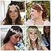 FAYBOX Handmade Crystal Rhinestones Wedding Head Band Bridal Hair Accessorie Headpieces Gold