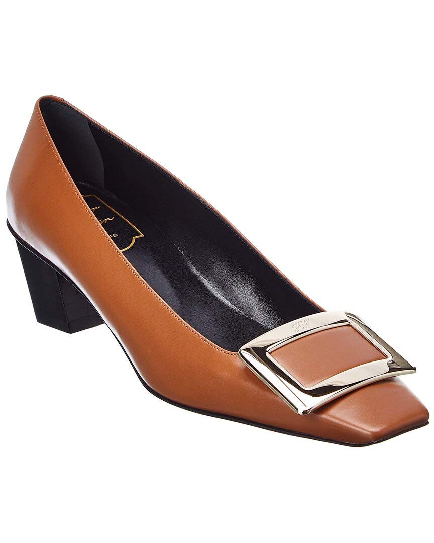 Roger Vivier Belle Vivier Leather Pump