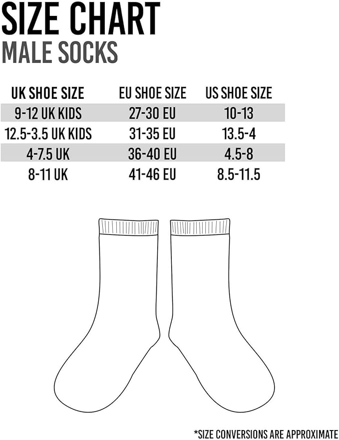 socks size us europe