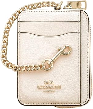 coach zip around card case
