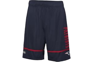 Outerstuff NFL Men's Rusher Performance Lightweight Shorts with Team Name and Logo