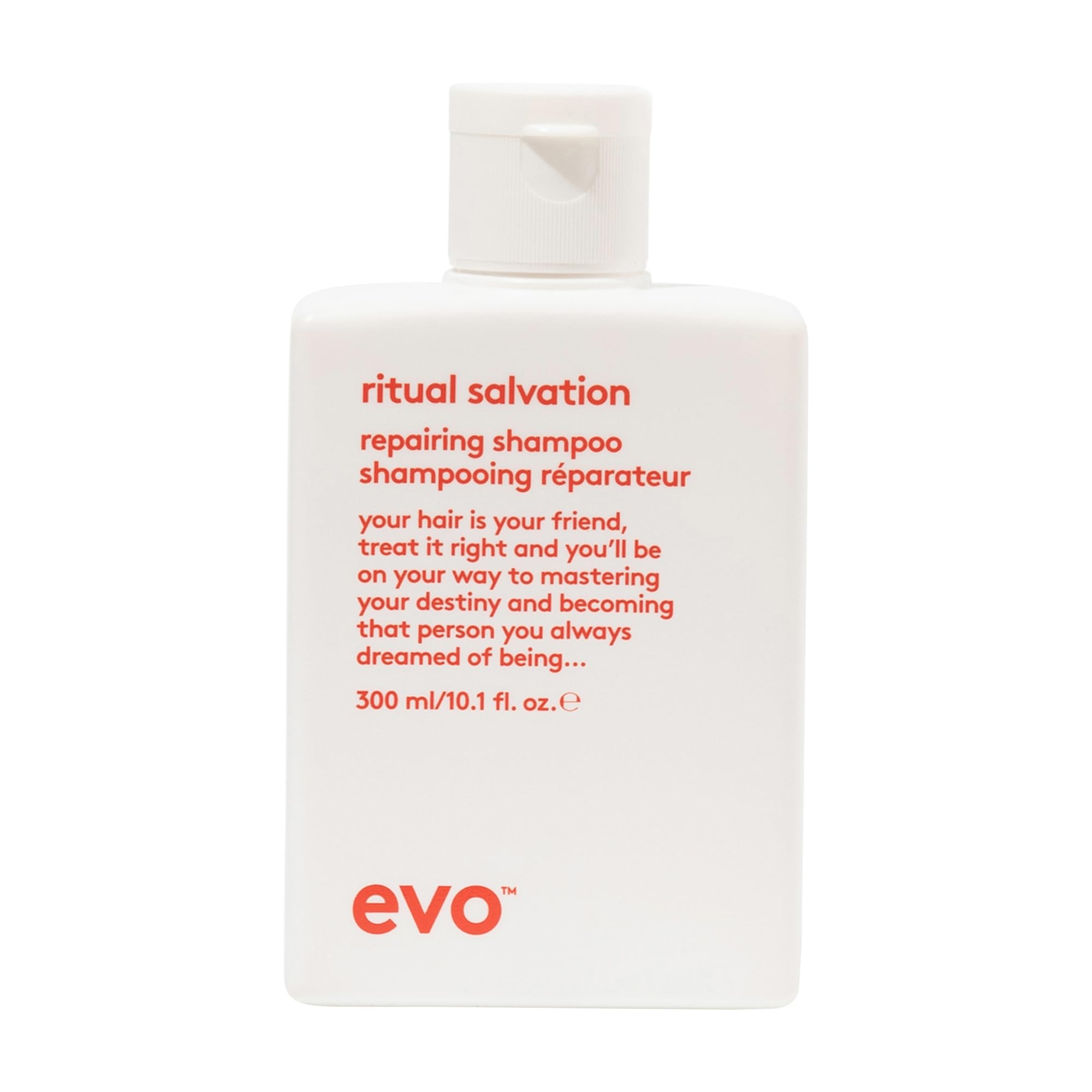 Evo Ritual Salvation Repairing Sulphate-Free Shampoo for Damaged, Colour-Treated Hair - Protein-Rich, Strengthens & Moisturises - 300 mL