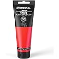 GOTIDEAL Acrylic Paint Scarlet Red Tubes(120ml, 4.1 oz) Non Toxic Non Fading,Rich Pigments for Painters, Adults & Kids, Ideal