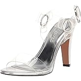 KARL LAGERFELD womens Cieone Dressy Heeled Sandal