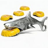 Itera Shark Keychain Bottle Opener Novelty Gift for Men | Weighted zinc alloy &bull; Nautical design &bull; Conversation starter &bull; Built to last &bull; Easy to carry