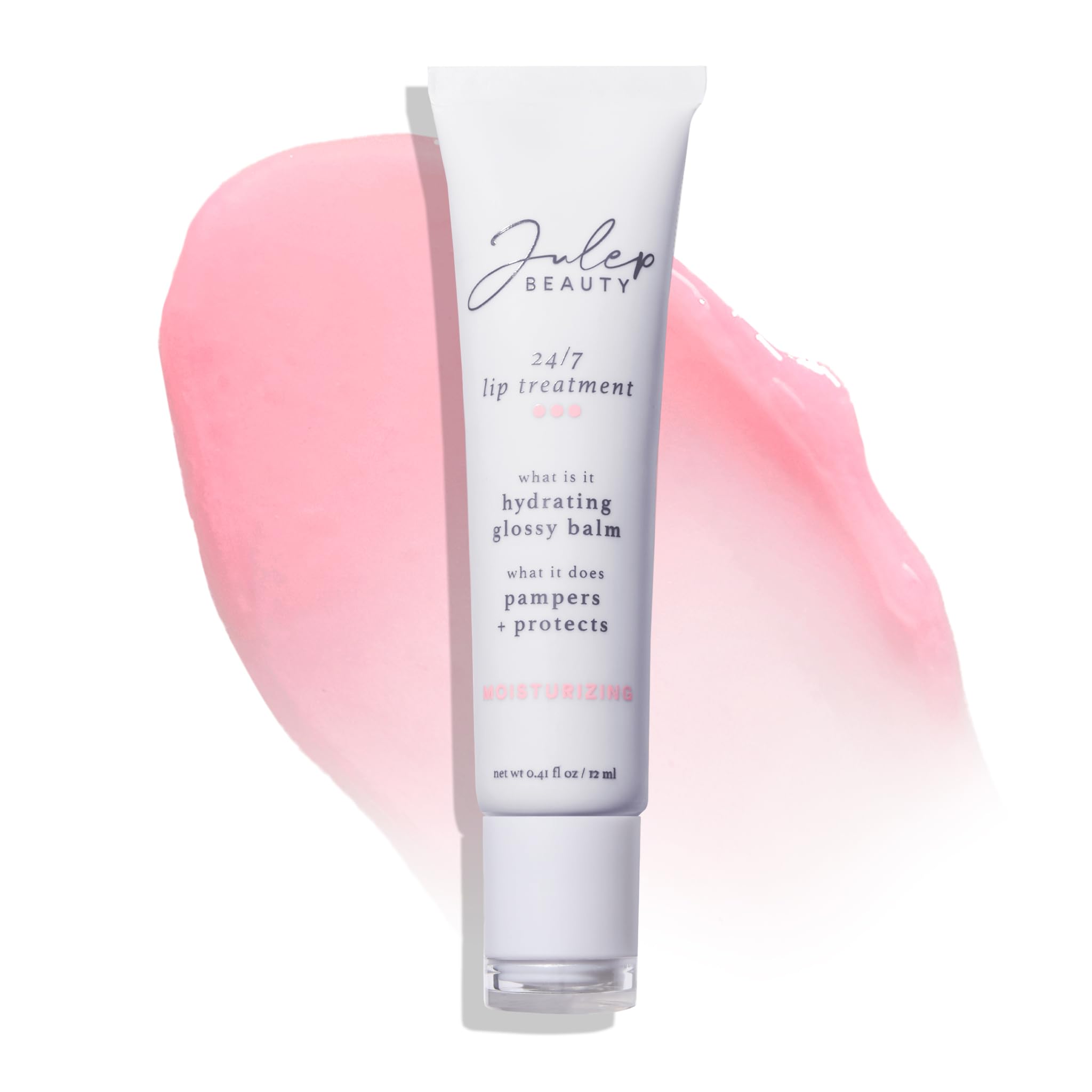 Julep 24/7 Lip Treatment - Hydrating Lip Balm and Lip Sleeping Mask - Moisturizing Lip Repair - Soothe Dry Chapped Lips - Shea Butter, Sheer Pink — image 1