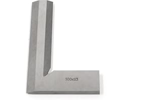 Tulead Carbon Steel Machinist Square 90° Machinist Square Ruler Right Angle Precision Square Woodworking Machinist Square 100