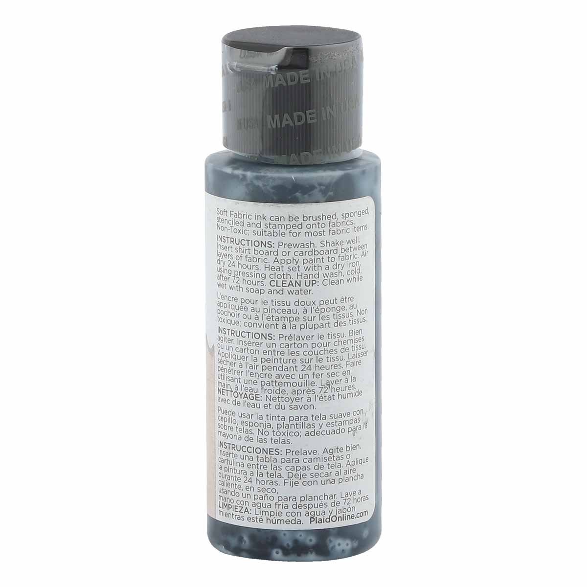 Fabric Ink in Assorted Colors (2-Ounce), Black