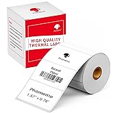 Phomemo M110 Labels-White Sticker Labels for M110/M100/M220/M221/M108/M250/M260 Label Printer,1.57"x 0.78" (40mm x 20mm), 320 Labels/Roll, for Barcode/Address/Mailing/Logo/Business/Home Tag
