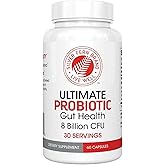 Silver Fern Brand Ultimate Probiotic - Probiotics for Women & Men - 8 Billion CFU Spore-Forming Gut Health Supplement - DNA Verified, Vegan, Shelf-Stable, High Survivability - 60 Capsules