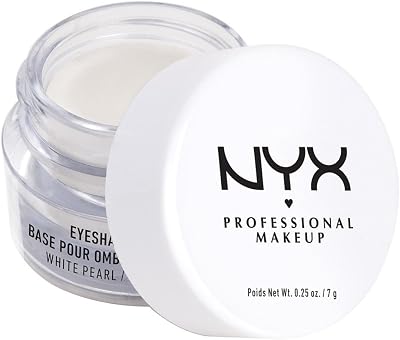 NYX Professional Makeup Eyeshadow Base Pearl White Primer - Vibrant Color
