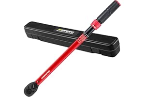 1/2 Torque Wrench,1/2 Torque Wrench 30-250 Ft Lb(40.7-339.0 Nm) Dual Scale,Torque Wrench 1/2 Drive 250 ft-lb Pre-Calibrated A