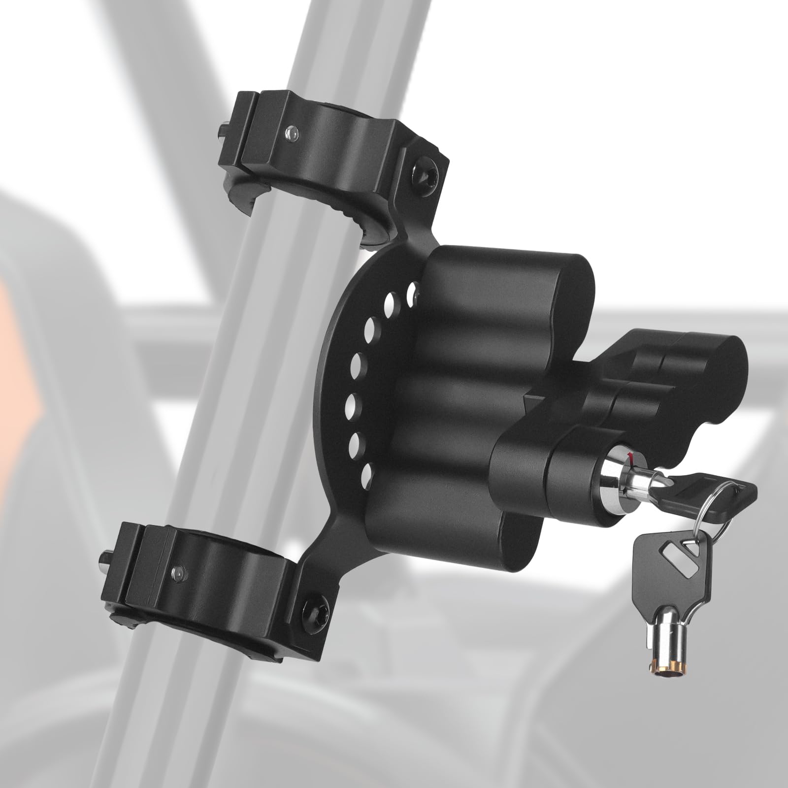 Photo 1 of Chelhead UTV Gas Can Roll Bar Pack Mount With Key Lock For 1’’ 1.5’’ 1.75’’ 2’’ Roll Cage Compatible with Compatible with Gasoline Pack & Water Pack Fuelpax Standard Pack