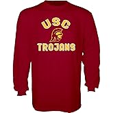 Blue 84 Men's USC Trojans Long Sleeve T Shirt Line Up Team Color, Usc Trojans Cardinal, Large