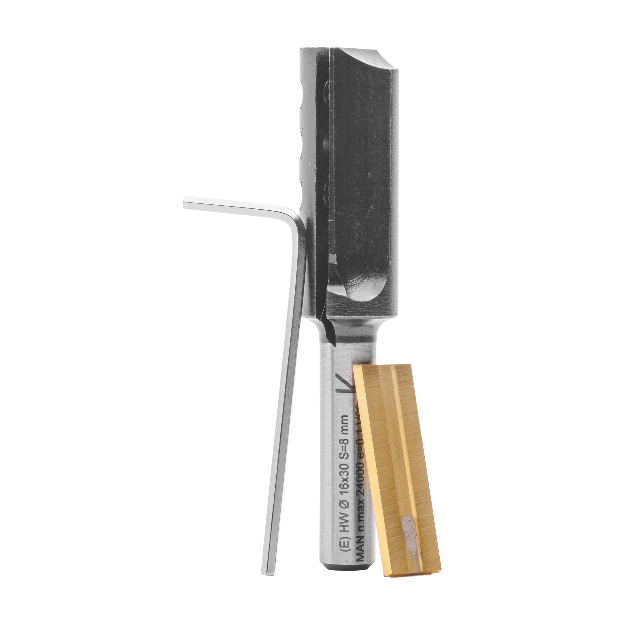 ENT 20046 Reversible Knives - Straight Cutter TC Shank (S) 8 mm, Diameter (D) 16 mm, NL 30 mm, Z1, GL 74 mm — image 1