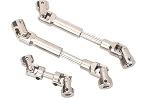 RiToEasysports Drive Shaft Steel Transmission Joint Axle for MN128 MN86 MN86S G500 1/12 RC Car, High Strength Upgrade for Enh