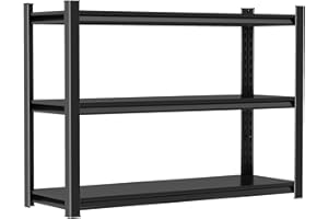 KILISTEELS Garage Shelving, Storage Racks and Shelving, Basement Storage Shelves, Garage Storage Shelves, 3-Tier Metal Shelf,31W*12D*31H