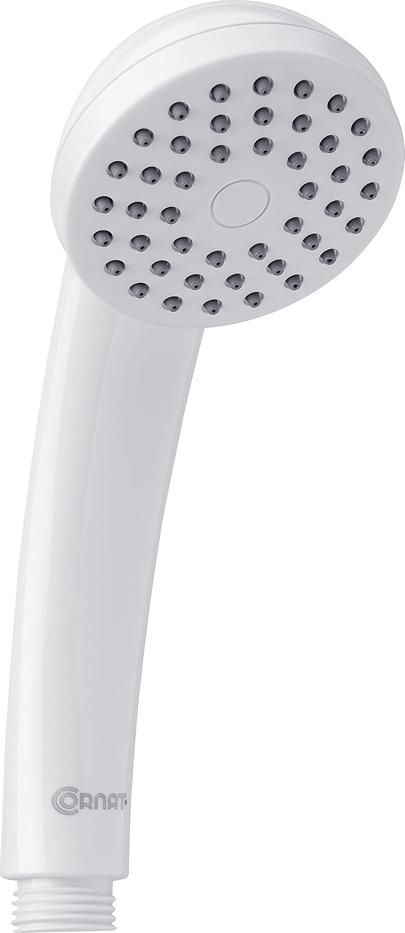 Cornat Amarela Hand-Held Shower Head White 67mm 1 Jet Anti-Limescale