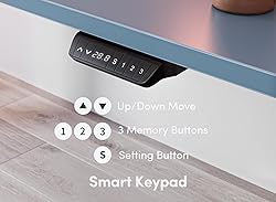 FEZIBO Electric Standing Desk, 55 x 24 Inches