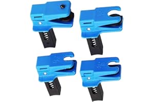 Brake Line Stopper, 4Pcs Brake Line Stopper 1/2", 3/8", 5/16" & More Anti-Leak Clamp Replacement Plastic, Rubber & Metal Flui