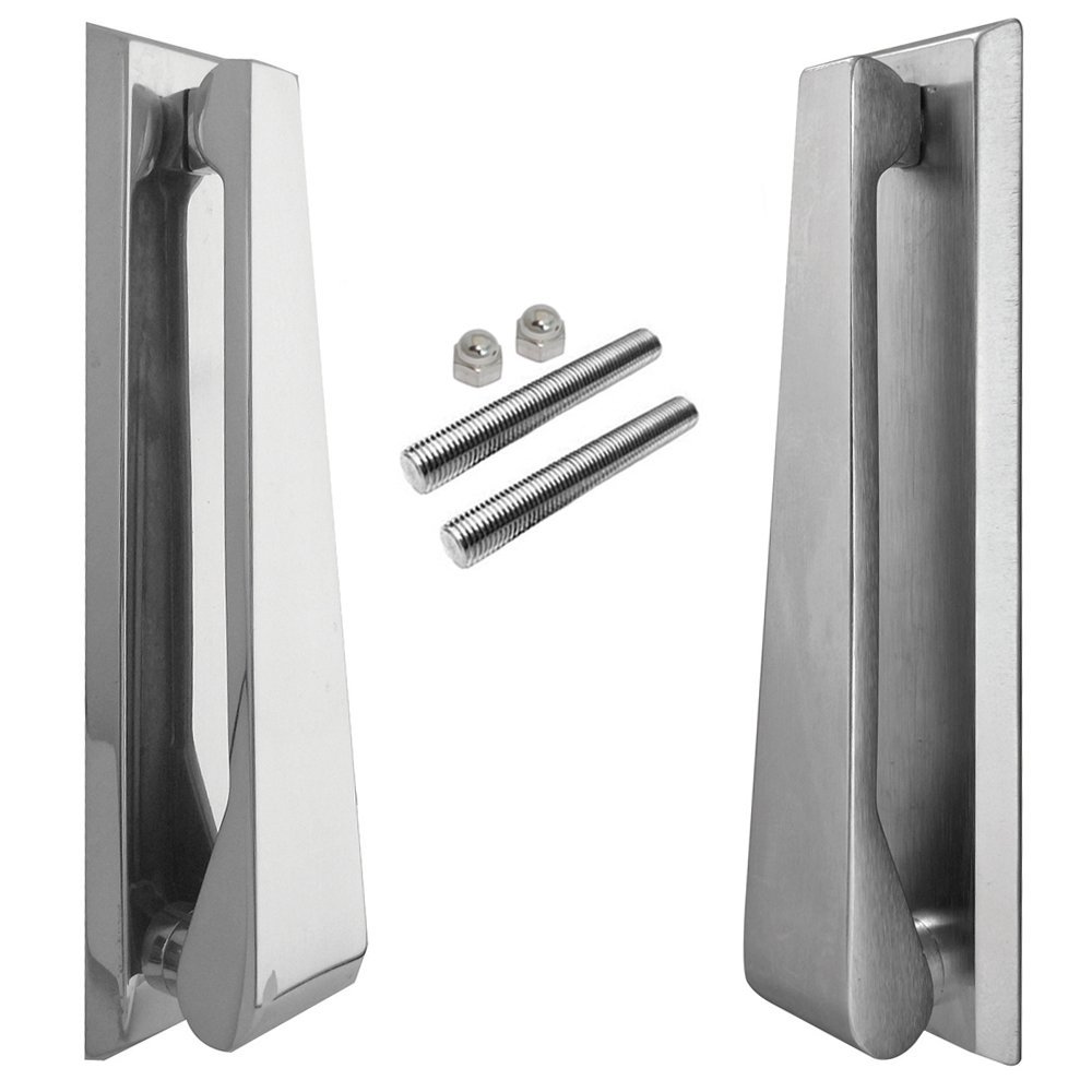 Jedo JV2SC Slimline Modern Door Knocker Satin Chrome