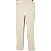 French Toast Girls Pull On Skinny Fit Stretch Pants with Elastic Waist and Pockets, School Uniform for Kids