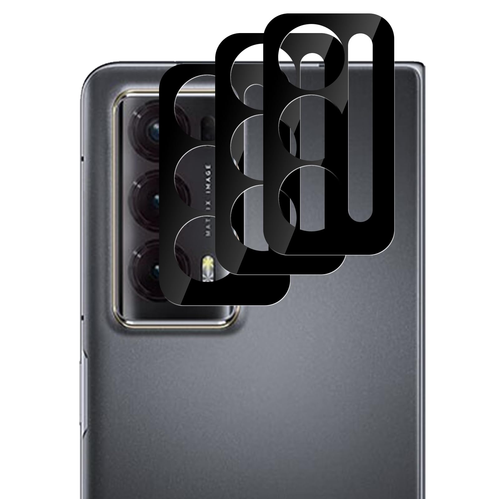 KUSINHOKA 3 Packs Camera Lens Protector for Honor Magic V2 5G,Scratch Resistant,Scratch Resistant,Ultra HD Clear 9H Glass Camera Lens Protector for Honor Magic V2 5G，Black