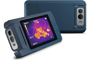 ACEGMET P200 Thermal Camera, 90° Rotating Lens Thermal Imaging Camera with 2MP Visual Camera, 240 x 180 IR Resolution Infrared Camera, 20Hz, 3.5" Touch Screen Thermal Imager, -4°F~1022°F, IP54