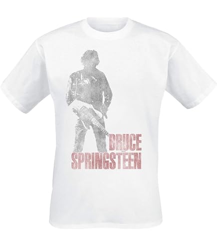 Rock Off Maglietta Ufficiale Bruce Springsteen Tour 24 River Font, Unisex Arancione