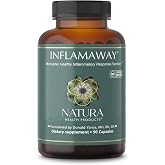 Natura Health Products InflamAway Boswellia Serrata &amp; Bromelain 90 Capsules | Ginger, BioPerine Black Pepper &amp; Chinese Skullcap modulate a healthy inflammatory response, standardized AKBA extract*