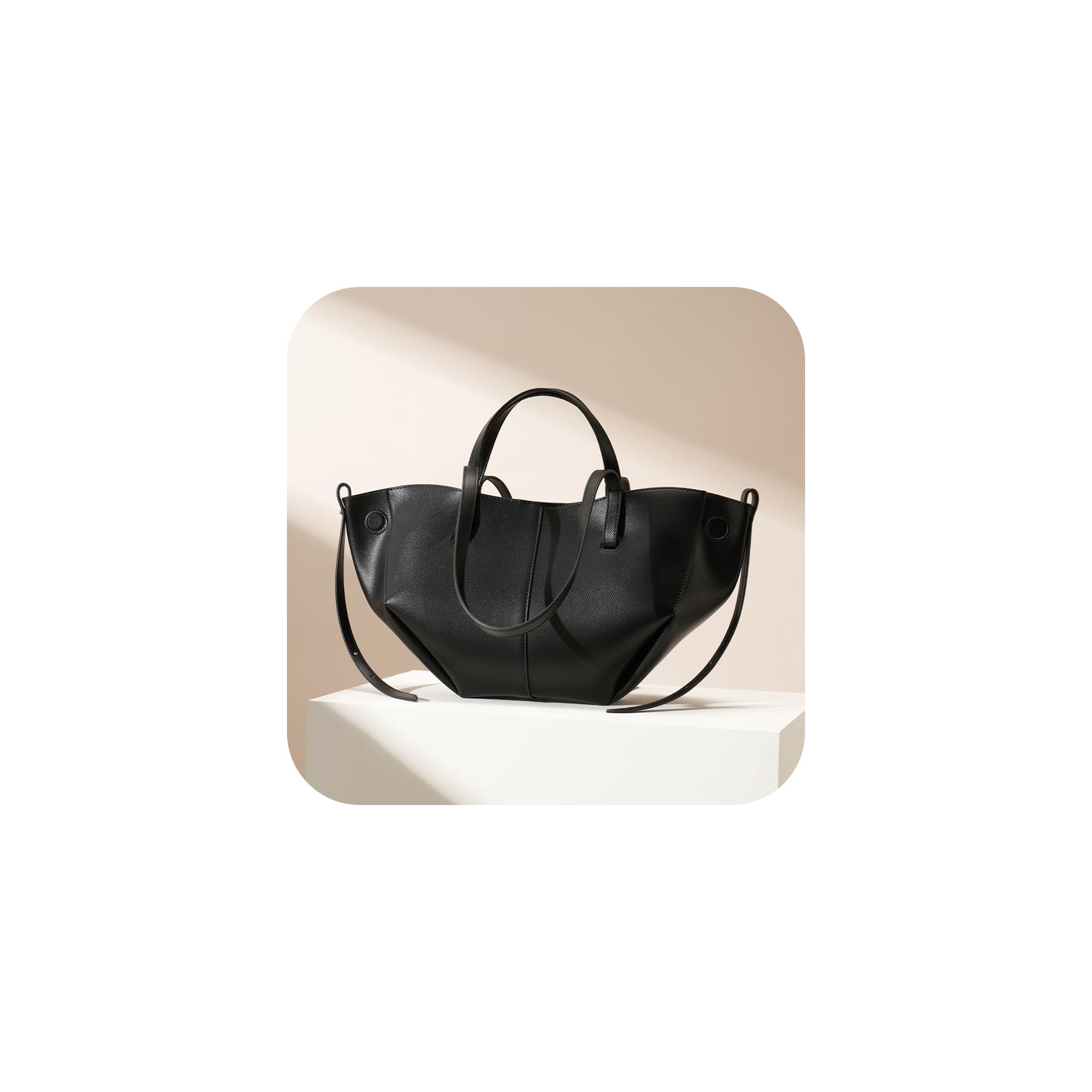Photo 1 of CHUNLI Trendy Satchel Bags for Women Luxury PU Leather Purses Work Tote with Top Handle Large Capacity Shoulder Bag