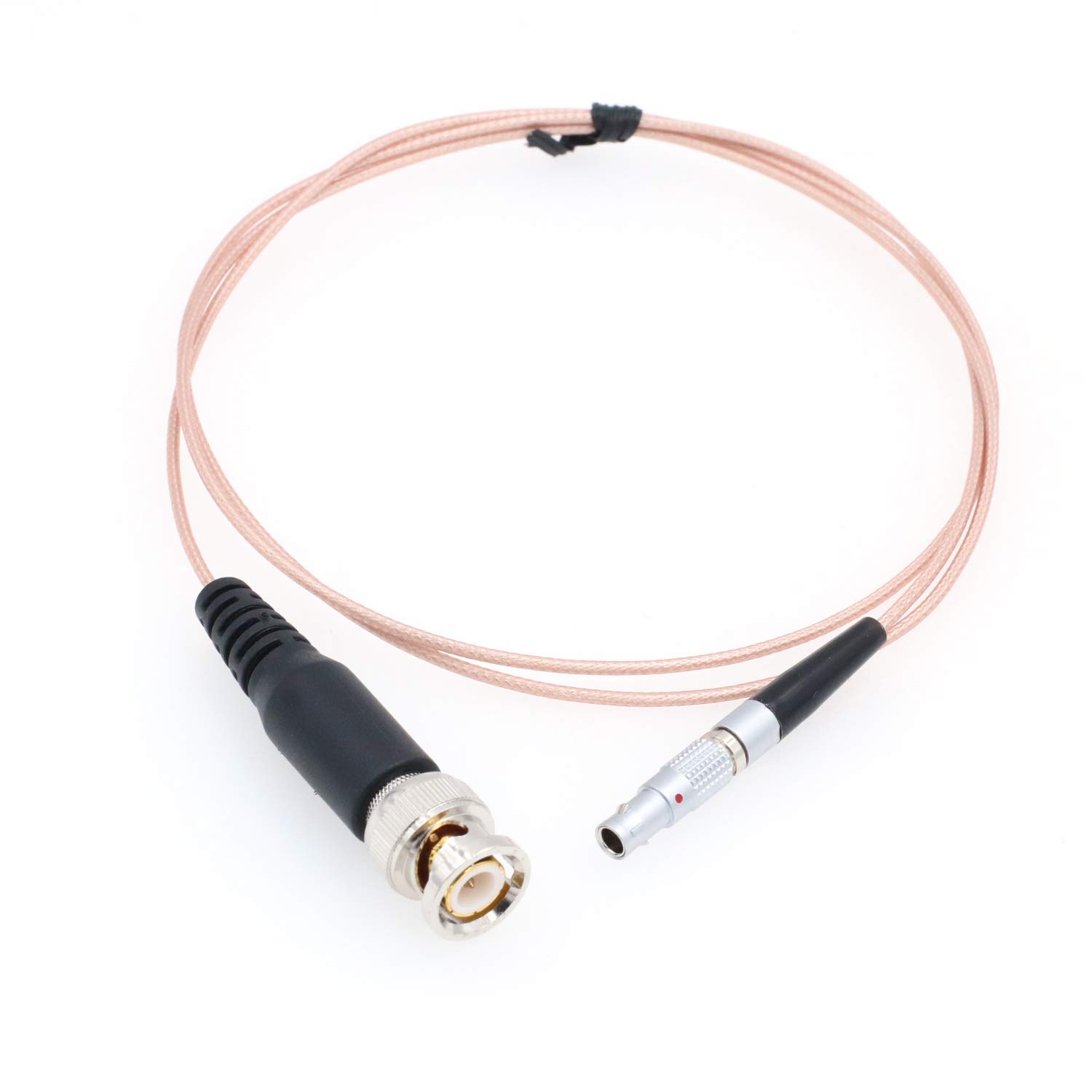 SZRMCC BNC Male to 00B 4 Pin Male SYNC Time Code Input Cable for Red Epic Scarlet DSMC2 Camera (Thin Flexible Cable)