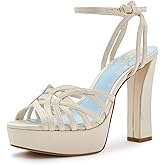 Vince Camuto womens Samlee Strappy Platform High Heel