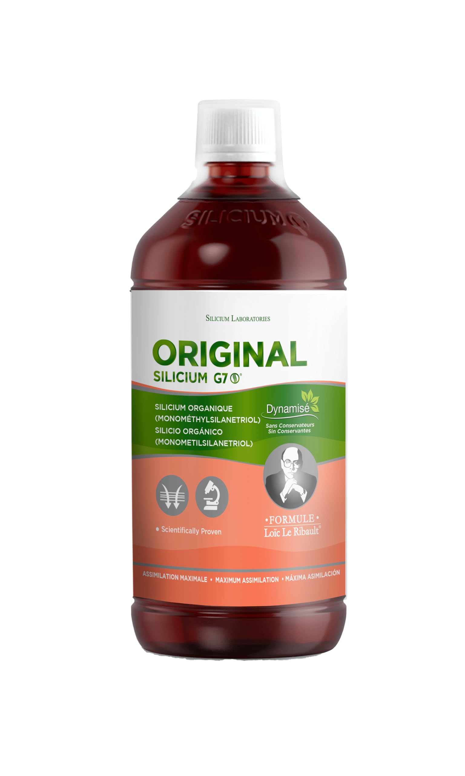 G7 Original Improved Formula. Vegan Liquid Silica Supplement Collagen Booster. Bones and Joints Care Supplements. Silica Supplement Skin Booster. 33-Day Treatment. 1 Litre - 1000 ml.