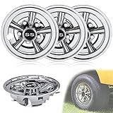 Premium Golf Cart Hubcaps, 8 Inch SS Chrome Golf