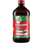Zandu Pancharishta 650ml, Ayurvedic Tonic, Relief from disgetive Problems Like Acidity, Constipation and Gas, boosts Digestive Immunity