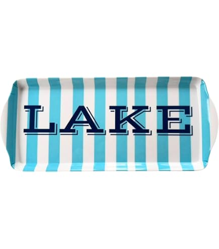 Lake House Theme Valet Tray - PU Leather Desktop Organizer, Catchall Tray For Keys, Watches, Phone - View #7