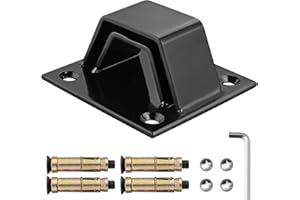 EYPINS Heavy Duty Security Ground Anchor - Hardened Steel Double-Layer Anti-Theft Wall/Floor Anchor Mount for Motorcycles, Bikes, Scooters - Permanent Locking Point for Chain Locks