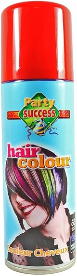 Party Success Temporary Hair Colour Spray Red 125ml Wash Out view 2