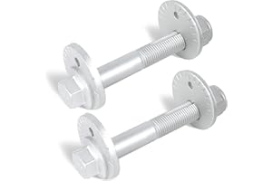 VIVEMCE 2Pcs Rear Camber Adjustment Eccentric Bolt Kit Compatible with Ford Edge Fusion Mustang 2007-2024, Lincoln MKX MKZ Continental 2007-2020, Replaces DG9Z-5K978-A 7T4Z-5K751-A W716343-S440