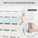 XIYUNTE Shower Mat Non Slip Anti Mould 68x40cm Cut to Size White view 4