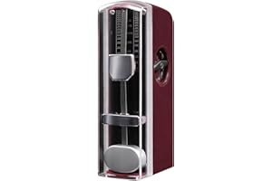 VANTONE Mechanical Metronome Portable Mini Metronome for Piano Guitar Violin Ukulele Chinese Zither Tempo Tracking Home Practice Tool (Red)