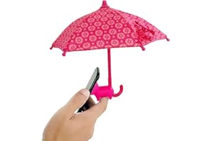 VIVOUNITY Phone Umbrella Suction Cup Stand - Universal Adjustable Piggy Phone Stand Sun Visor, Sun Shade Cover, Sun Shield with Suction Cup Mount Phone Holder Anti-Refection Block Glare