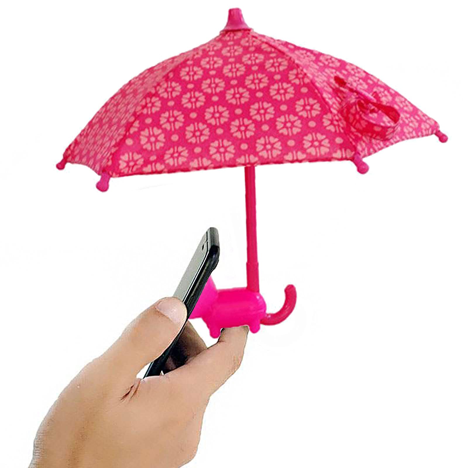 VIVOUNITY Cellphone Umbrella Sun Shade – Umbrella for Phone Shade, Phone Umbrella Suction Cup Stand, Cute Phone Holder with Sun Umbrella