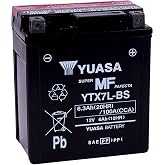 Yuasa YUAM327BS YTX7L-BS Maintenance Free AGM Battery with Acid pack