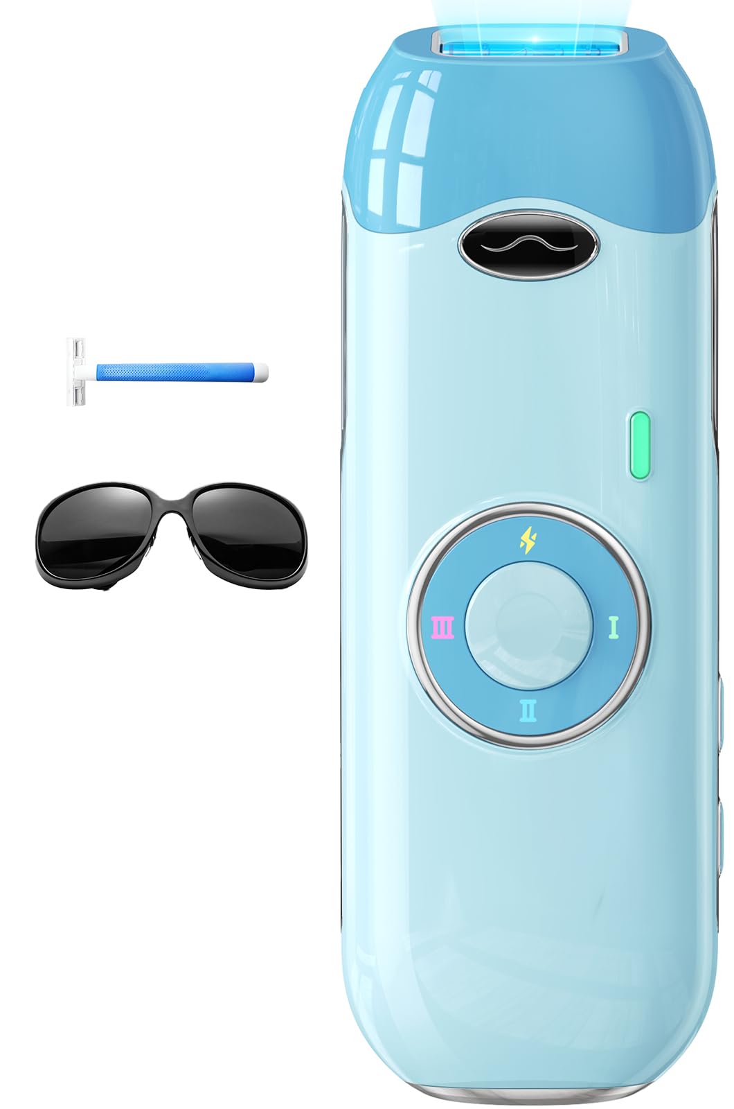 Photo 1 of Laser Hair Removal for Women and Men - 5.2 cm² Contact Nearly Painless, Powerful Long-Lasting IPL Hair Removal at-home, Effective in 14 Days with Ultra-fast Light Emission for Whole Body Use