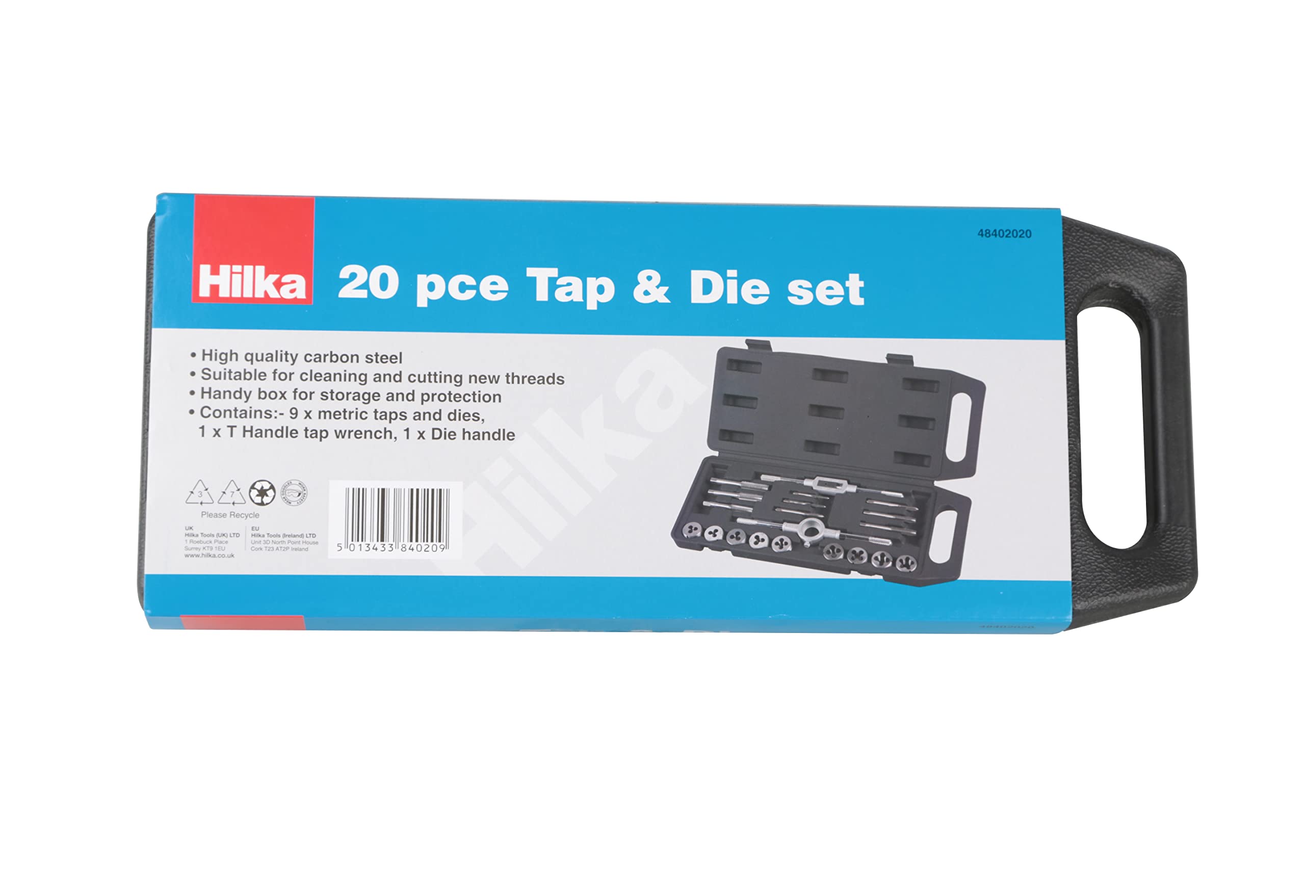 Hilka 48402020 20 PCE Tap & Die Set