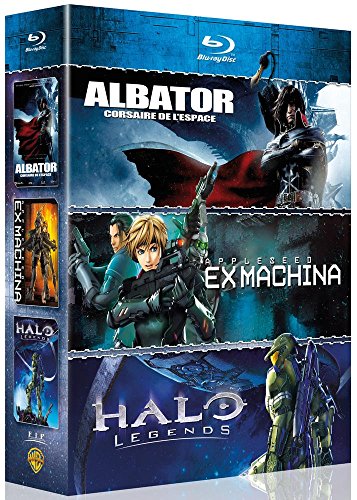 Albator, corsaire de l'espace + Halo Legends + Appleseed Ex Machina - Pack - Blu-ray