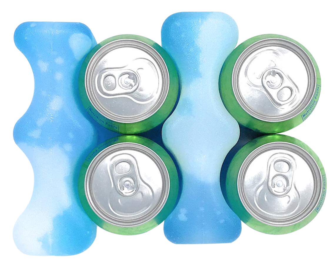 Healthy Packers Long Lasting Ice Pack - Great for Can Coolers and Breastmilk Bottles Storage (4-Can)